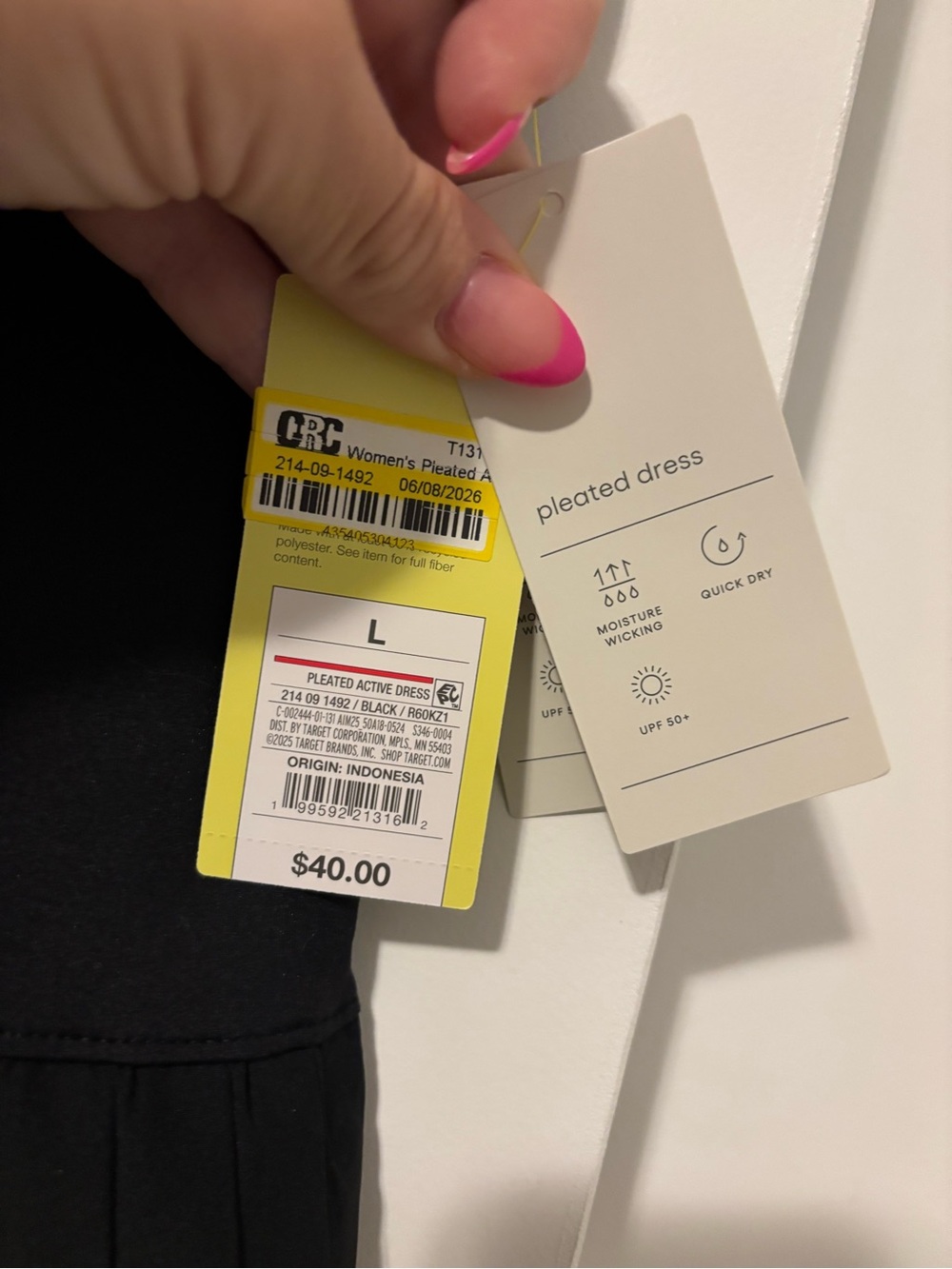 [ALL IN MOTION] Pleated Activewear Dress - Picture 6 of 13